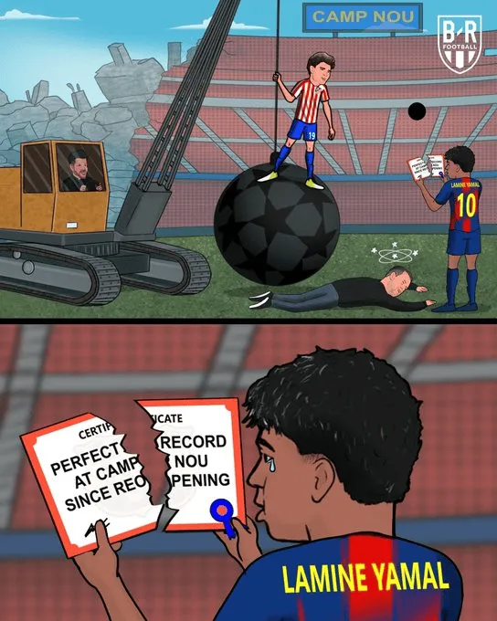 yl7703永利-巴萨0-2马竞全场数据：射门数18-5，控球率58%-42%